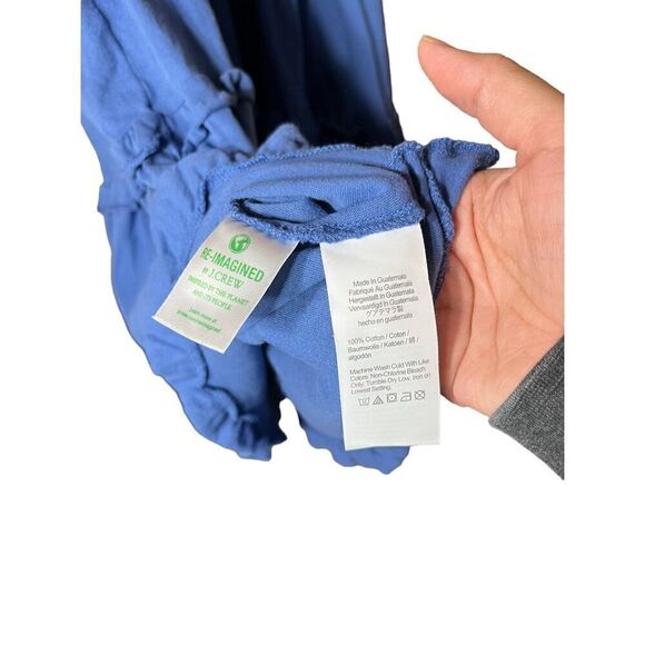 J.Crew Tiered Knit Keyhole Maxi Dress Blue Sleeveless Ruffle Women’s Size XXS - Picture 8 of 8